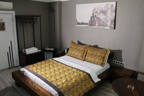 Katil atau katil-katil dalam bilik di Zengin City Hotel