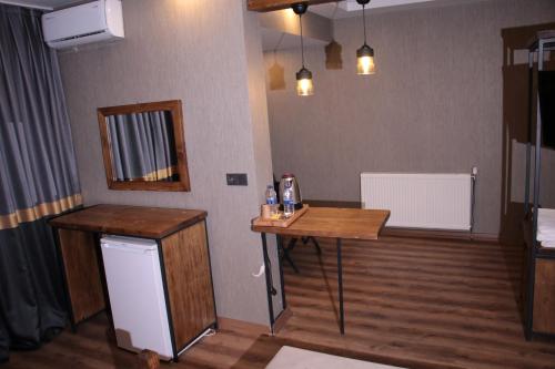 Dapur atau dapur kecil di Zengin City Hotel