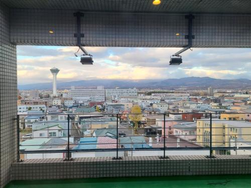 Vue générale sur Hakodate ou vue de la ville depuis l'hôtel