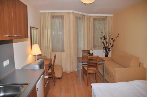 Χώρος καθιστικού στο Villa Park Guest Apartments