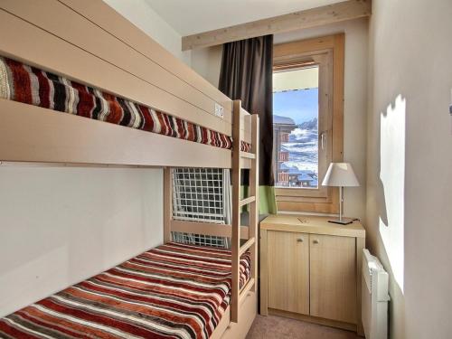 Studio cabine 4 pers, proche pistes avec balcon