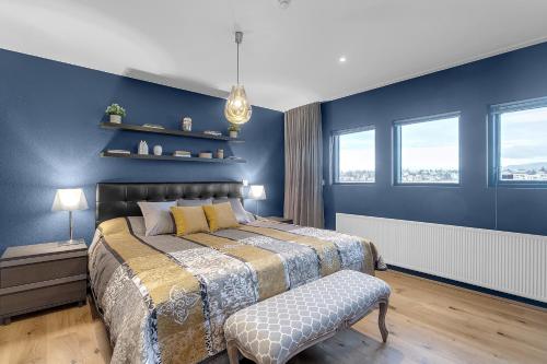Postel nebo postele na pokoji v ubytování Seaside Villa - 6 Bedrooms