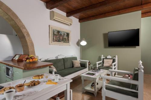 Μια τηλεόραση ή/και κέντρο ψυχαγωγίας στο Villa Gianna by PosarelliVillas
