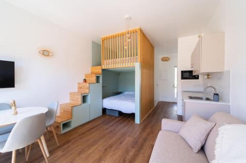 Studio tout confort à deux pas de l'océan - Wifi