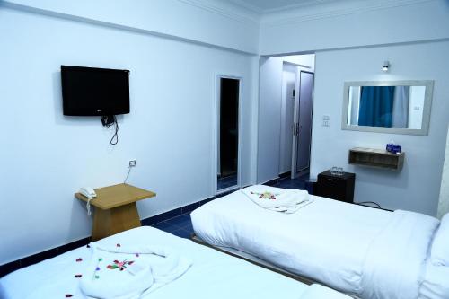 Lamera Hotelにあるベッド