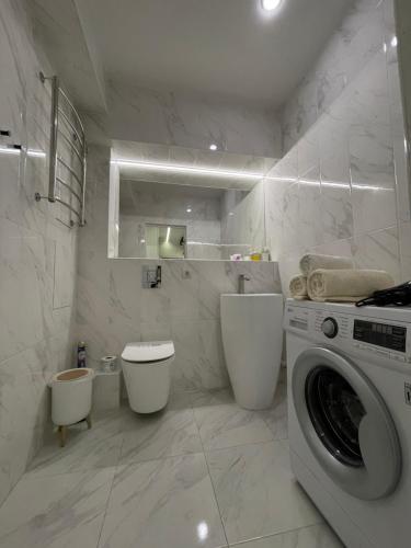 Koupelna v ubytování COMFORTable apartment in the Central city