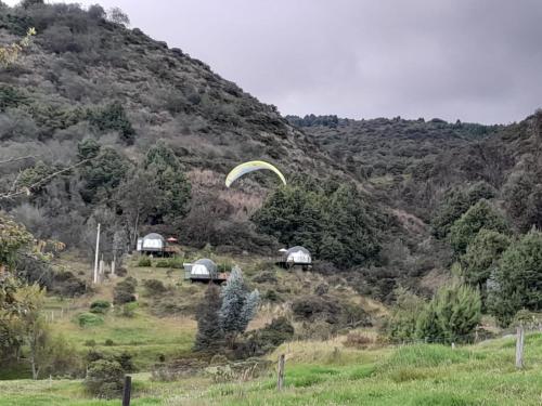 Příroda nedaleko luxury tent