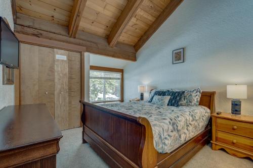 Ένα ή περισσότερα κρεβάτια σε δωμάτιο στο Granlibakken Gem - Unit 71