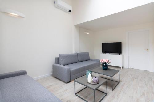 TV o dispositivi per l'intrattenimento presso Kinsky Garden Apartments and Suites by Dwellfort