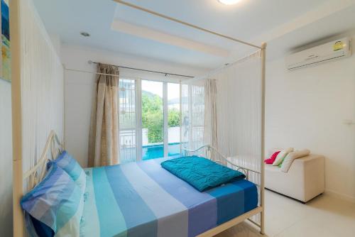 Katil atau katil-katil dalam bilik di Little Hua-Hin Private Poolvilla From beach 3km