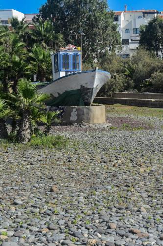 Κήπος έξω από το A un salto del mar WIFI