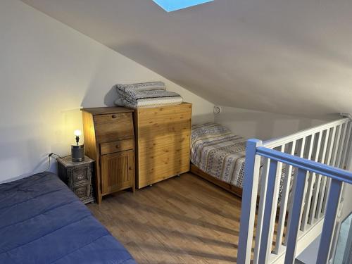 Postel nebo postele na pokoji v ubytování APARTMENT DAMGAN VUE MER