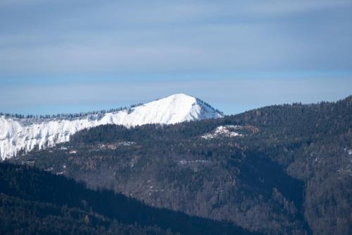 アパートメントから撮影された、または一般的な山の景色