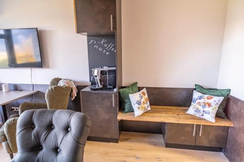 Wolfgangsee Appartementsにあるシーティングエリア