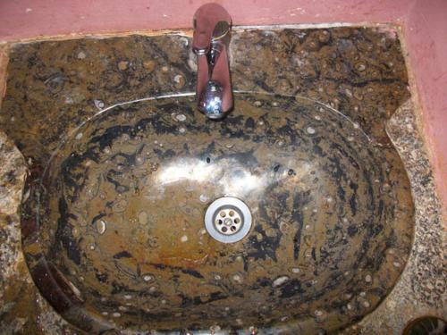 Koupelna v ubytování Riad Idrissi