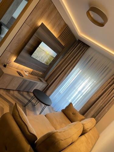 Ruang duduk di Perla Lux apartmani