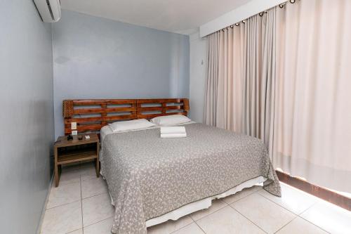 Katil atau katil-katil dalam bilik di Moriah Natal Beach Hotel
