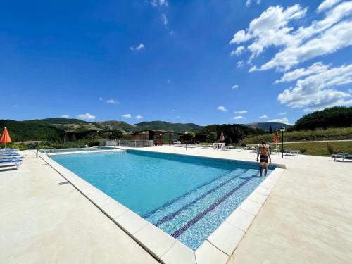 Lush holiday home in Urbania with bubble bath