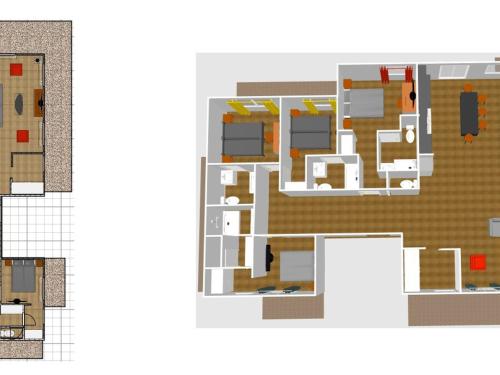 Appartement Val-d'Isère, 5 pièces, 8 personnes - FR-1-694-4平面圖