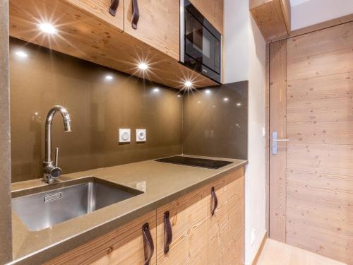 Studio chaleureux et élégant, front de neige à Val d'Isère, proche centre et pistes