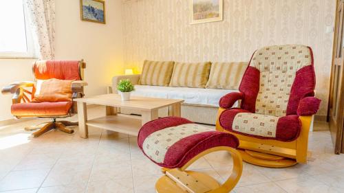 Χώρος καθιστικού στο Fantastic holiday with small children - 200m from beach
