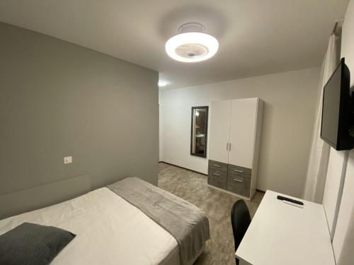 Postel nebo postele na pokoji v ubytování Albergo Stazione