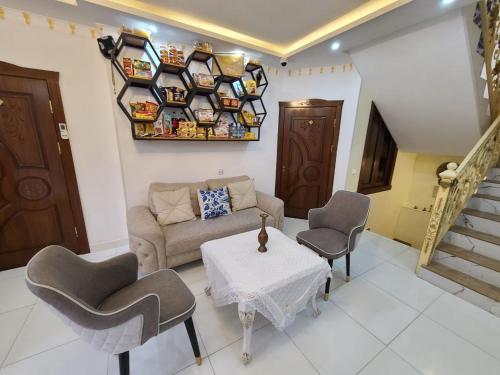 Ruang duduk di Samarkand City Center Hotel
