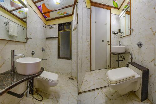Koupelna v ubytování FabHotel SR Wakad - Nr Mall of Millenium