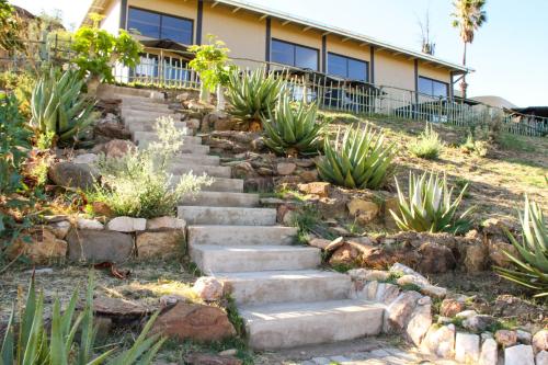 Jardín al aire libre en Kapps Mountain Self Catering Accommodation