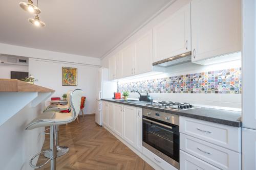 Dapur atau dapur kecil di Brick Flats