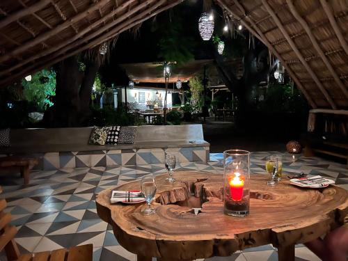 Isleta El Espino Ecolodgeにあるシーティングエリア