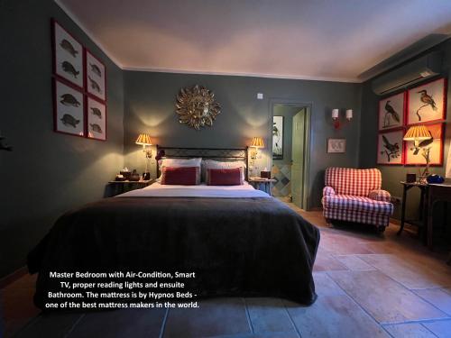 Letto o letti in una camera di VillaRentalKoufonisiGreece