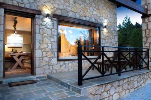 Балкон или терраса в Parnassos Chalets