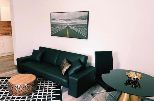 Χώρος καθιστικού στο Studio 2 Zimmer Garten