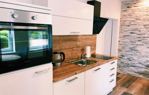 Η κουζίνα ή μικρή κουζίνα στο Studio 2 Zimmer Garten