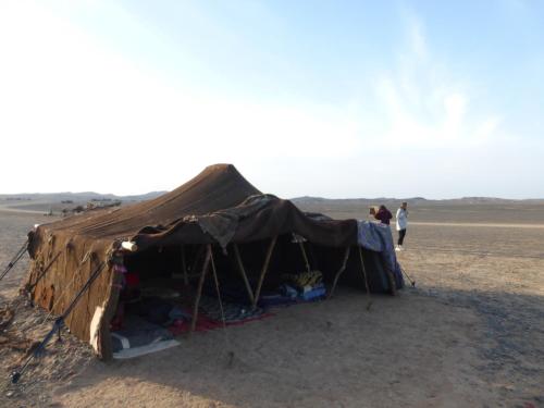 メルズーガにあるBerber Nomad Trekkingの砂漠の中のテント