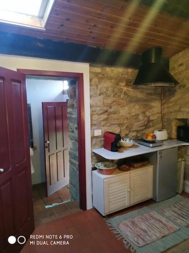 Dapur atau dapur kecil di Casita en Domaio - Moaña