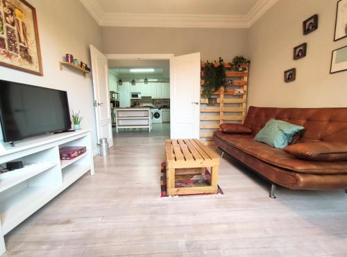 Μια τηλεόραση ή/και κέντρο ψυχαγωγίας στο Apartamento Mavi