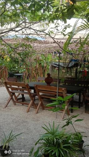 Taman di luar My House Ahangama