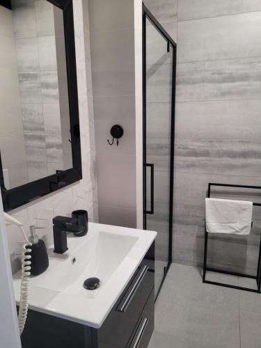 Kúpeľňa v ubytovaní Apartament Wiktoria