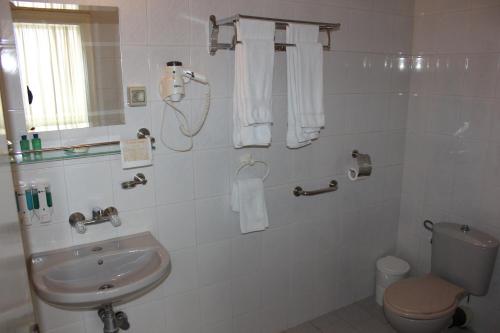 Phòng tắm tại Rodopi Hotel