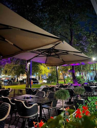 Jardín al aire libre en Blue and Rose Cozy - Quiet in the Best Location - Self Check-in - 5th Floor with Elevator