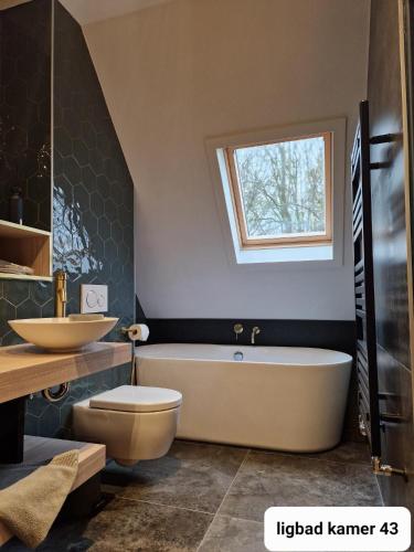 Ein Badezimmer in der Unterkunft Het Pauwtje