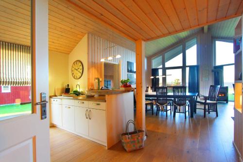 Гостиная зона в Ferienhaus Esbjerg