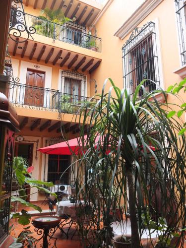 Balkoni atau teres di Hotel Boutique Parador San Miguel Oaxaca
