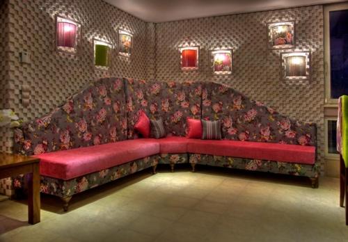 A seating area at Dryades Hotel