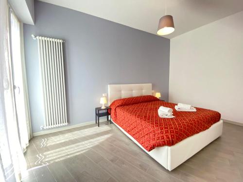 Posteľ alebo postele v izbe v ubytovaní Gianluca Apartments 7