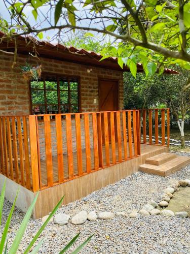 Zahrada ubytování Hosteria El Edén de Maria Isabel