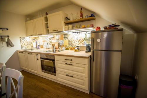 Η κουζίνα ή μικρή κουζίνα στο Horský apartmán Kriváň