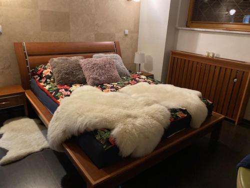 Posteľ alebo postele v izbe v ubytovaní Apartament Zakopane Viva Maria